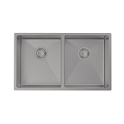 Мойка универсального монтажа, Edifice, IDDIS, "Графит", EDI75G2i77