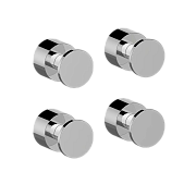 Комплект крючков, 4 шт., хром, HOK4SC0i41, IDDIS