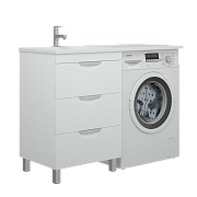 Тумба АЛИОТ 120 с местом под стир машину, K410962, CETUS Тумба АЛИОТ 120 с местом под стир машину, K410962, CETUS