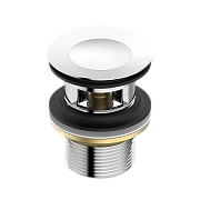 Выпуск для умывальника с переливом, хром, Optima Home, IDDIS, 001SB01i88