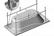 Каркас для ванны VentoSpa DERIA/DIONA 180х80