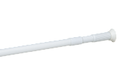 Карниз для ванной комнаты, 135-235 см, белый, CETUS, CSWT68599