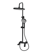 Смеситель для ванны с верхним душем, Linea Black, CETUS, CSLB253553BS-05-S2192 Смеситель для ванны с верхним душем, Linea Black, CETUS, CSLB253553BS-05-S2192