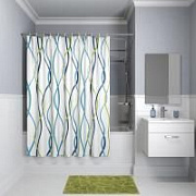 Штора для ванной комнаты, 180*180см, полиэстер, PROMO, IDDIS, P15P118i11